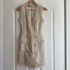 Sleeveless Balmain dress